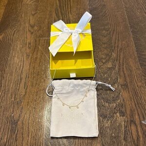 Kendra Scott necklace with box and dust bag
